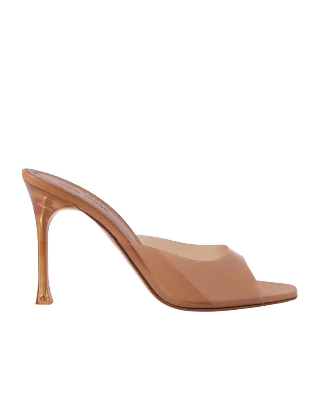 AMINA MUADDI Brown Pvc Mules