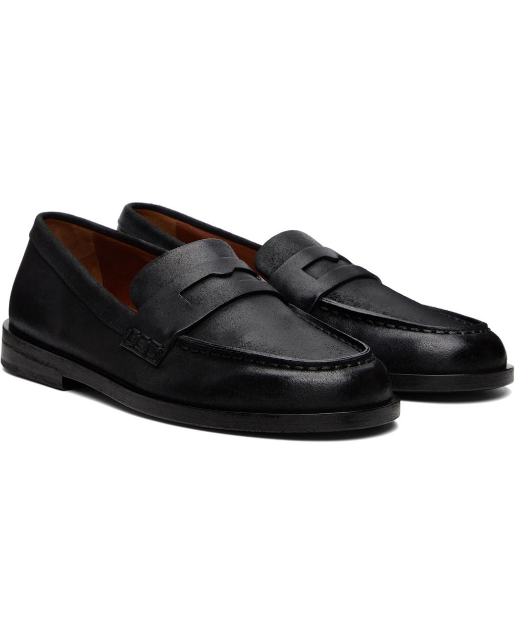 Marsèll Black Mocasso Loafers for men