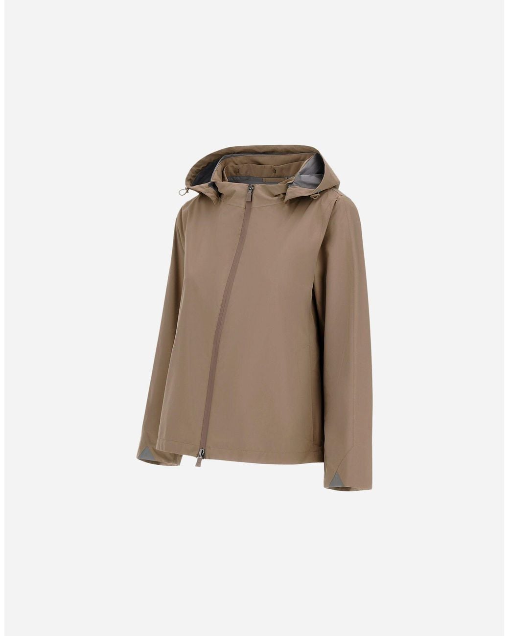 Herno Brown Long-Sleeved Casual Jacket