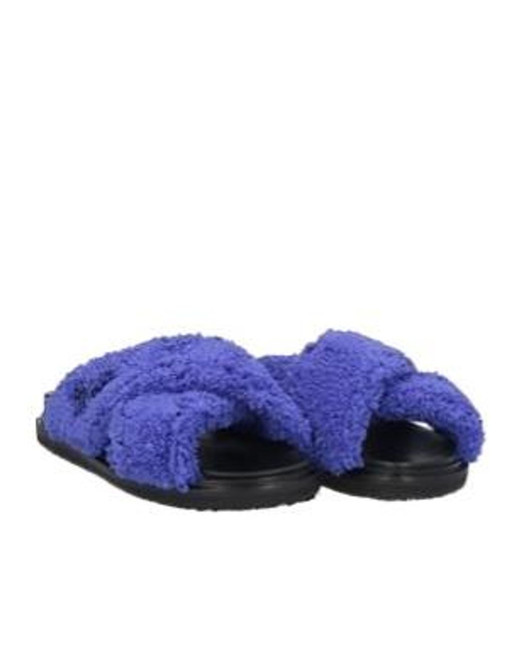 Marni Blue Plain Colour Sandals