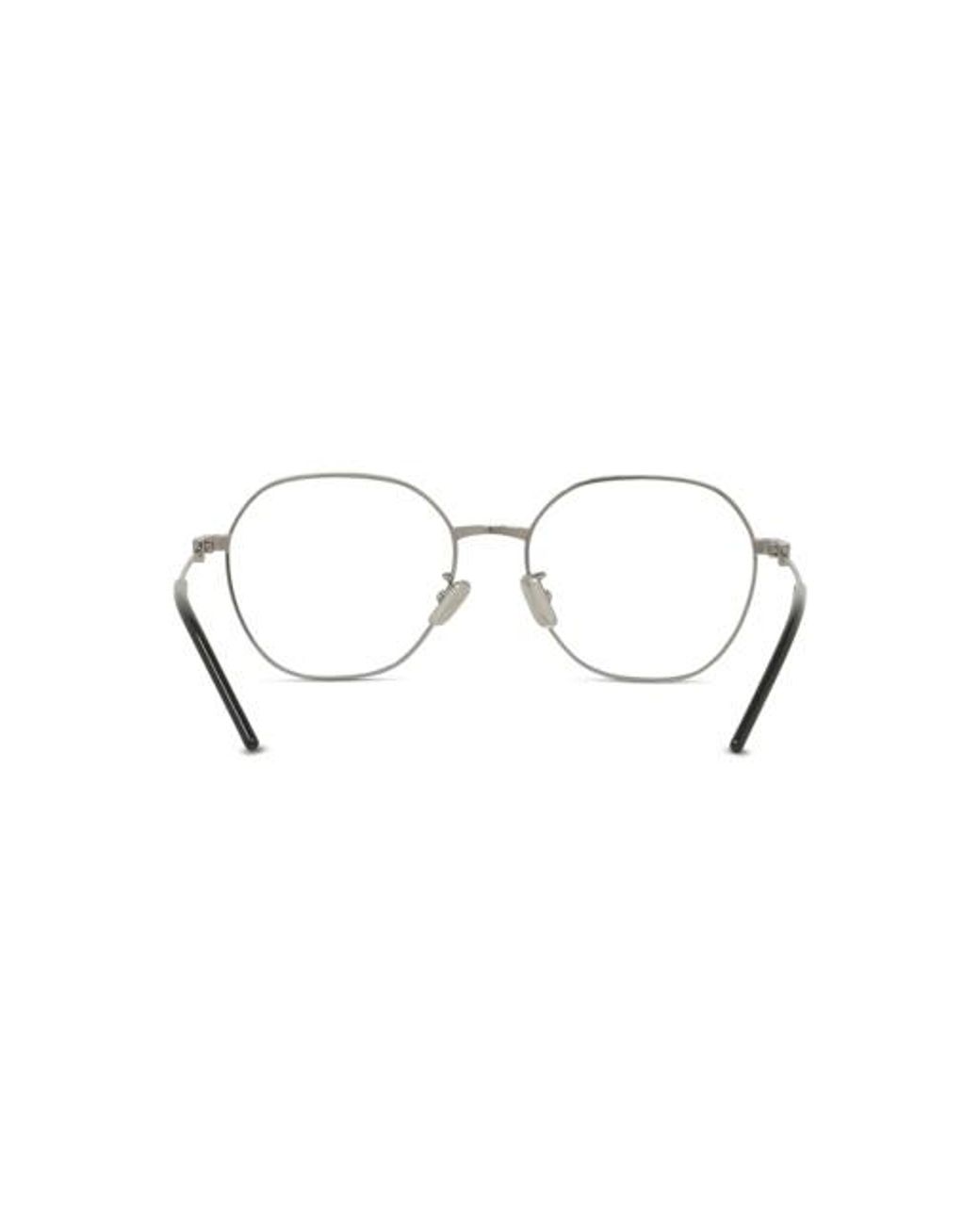 Givenchy White Round Flat Mirror for men
