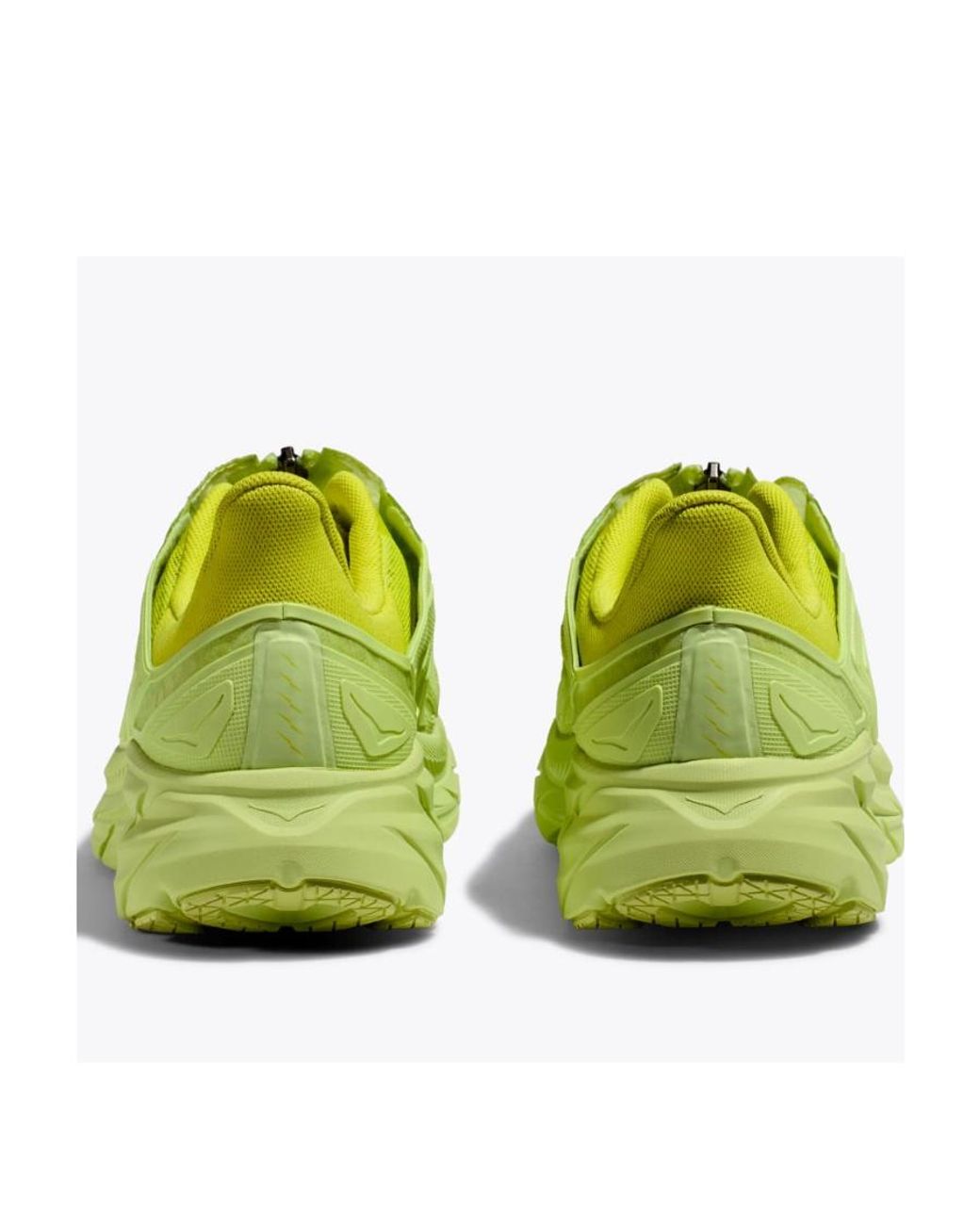 Hoka One One Green Zipper Closed Sneakers for men