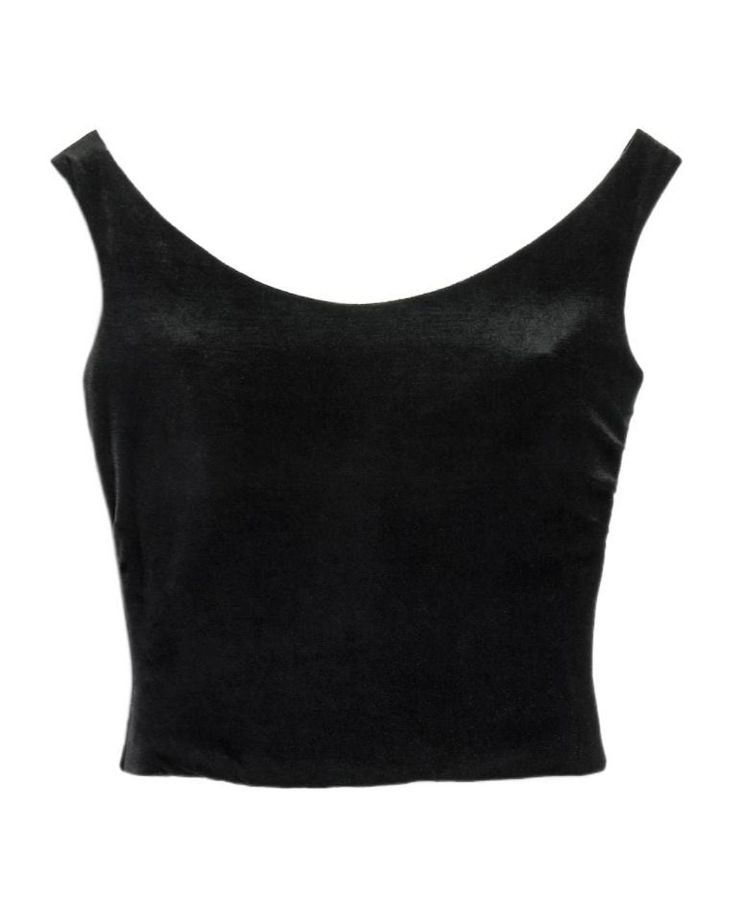 Balenciaga Black Round-Neck Tank Top