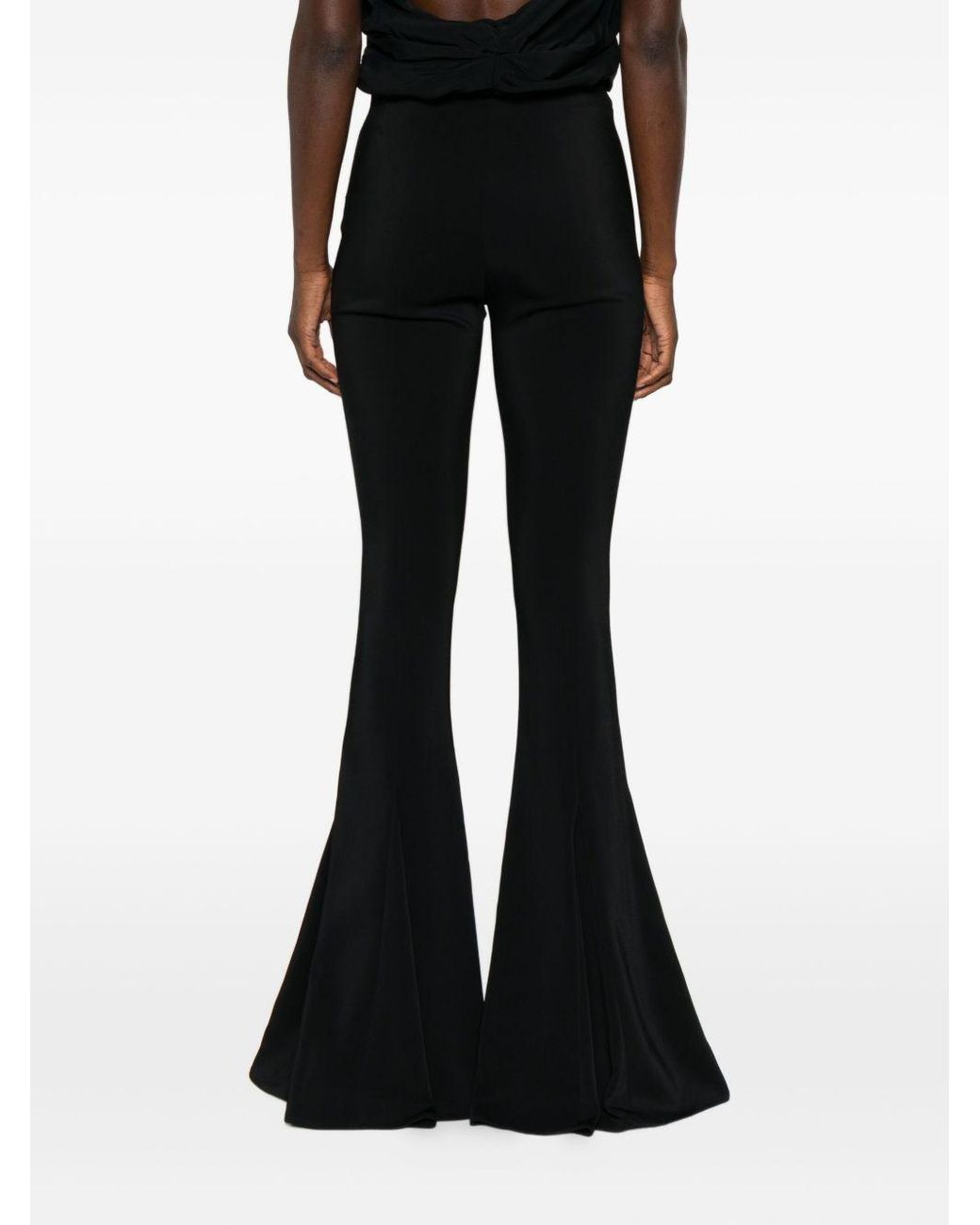 Amen Black Flared Trousers