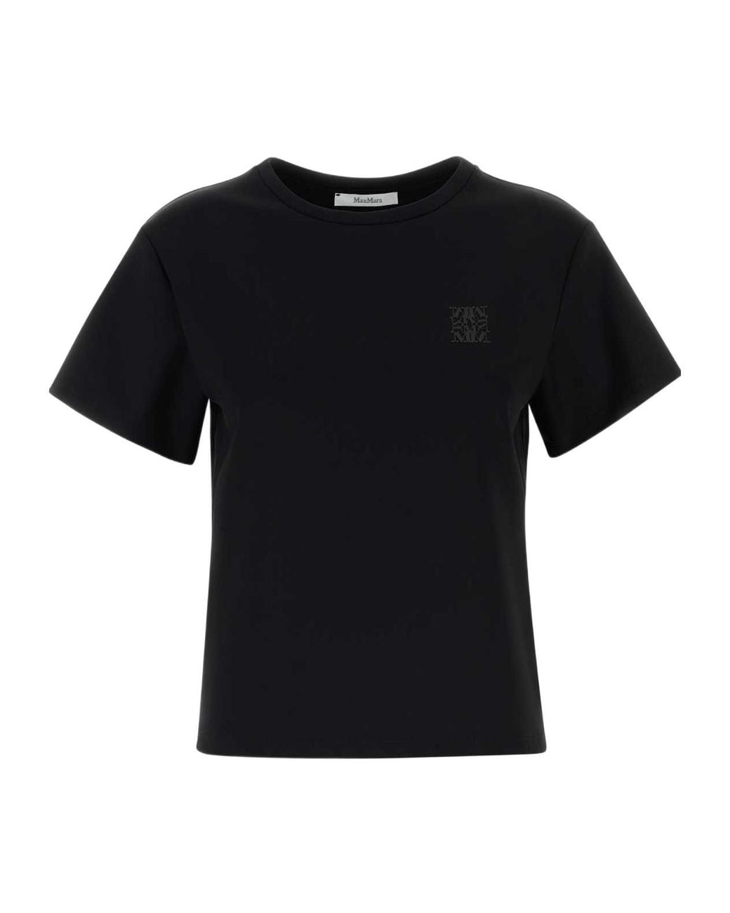 Max Mara Black Jersey Boxy T-Shirt