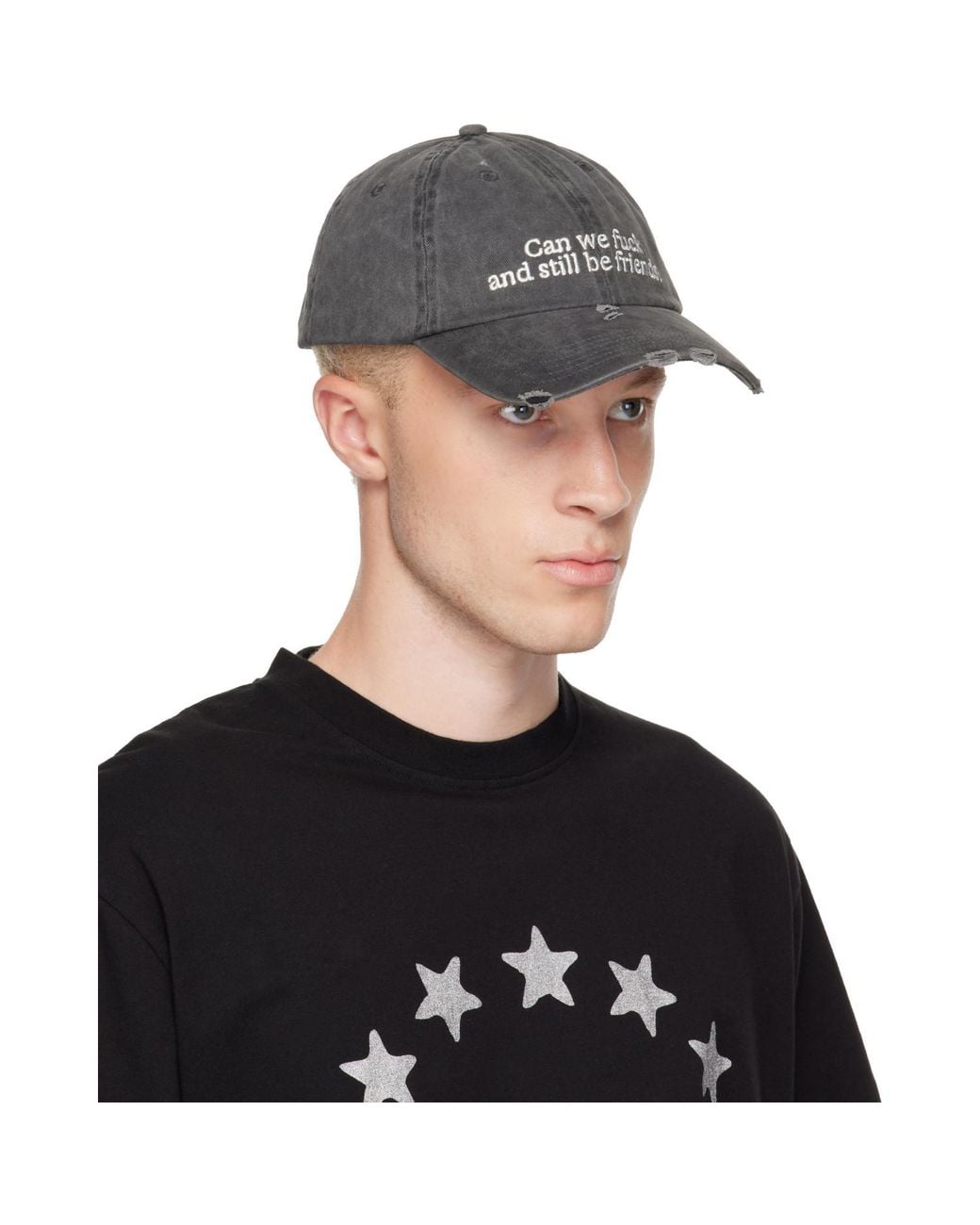 Carne Bollente Black Logo Baseball Cap for men