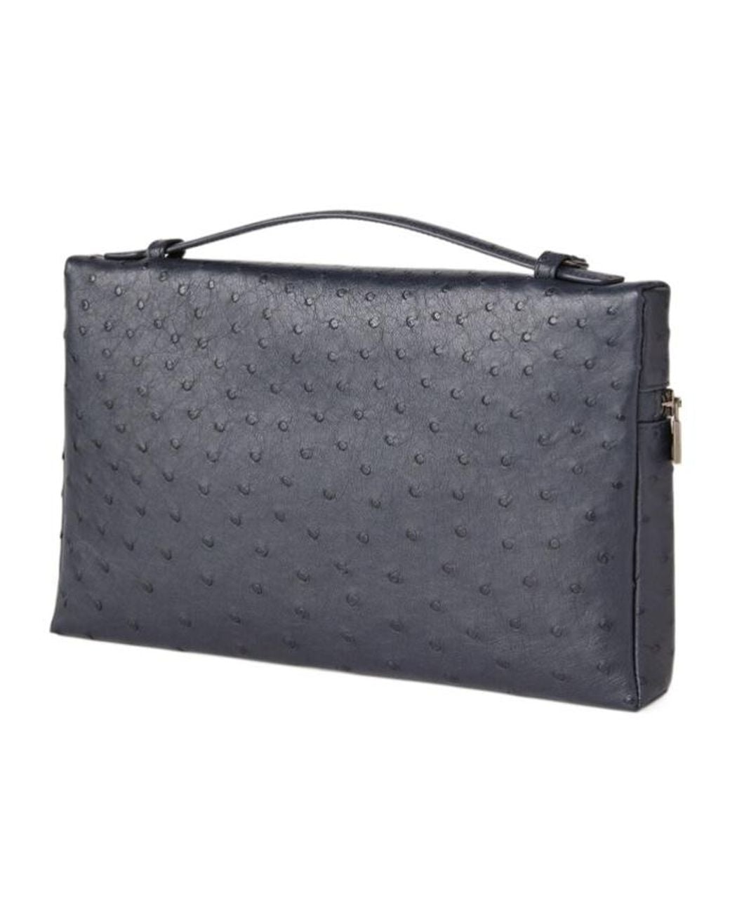 Loro Piana Black Zip Tote Bag for men