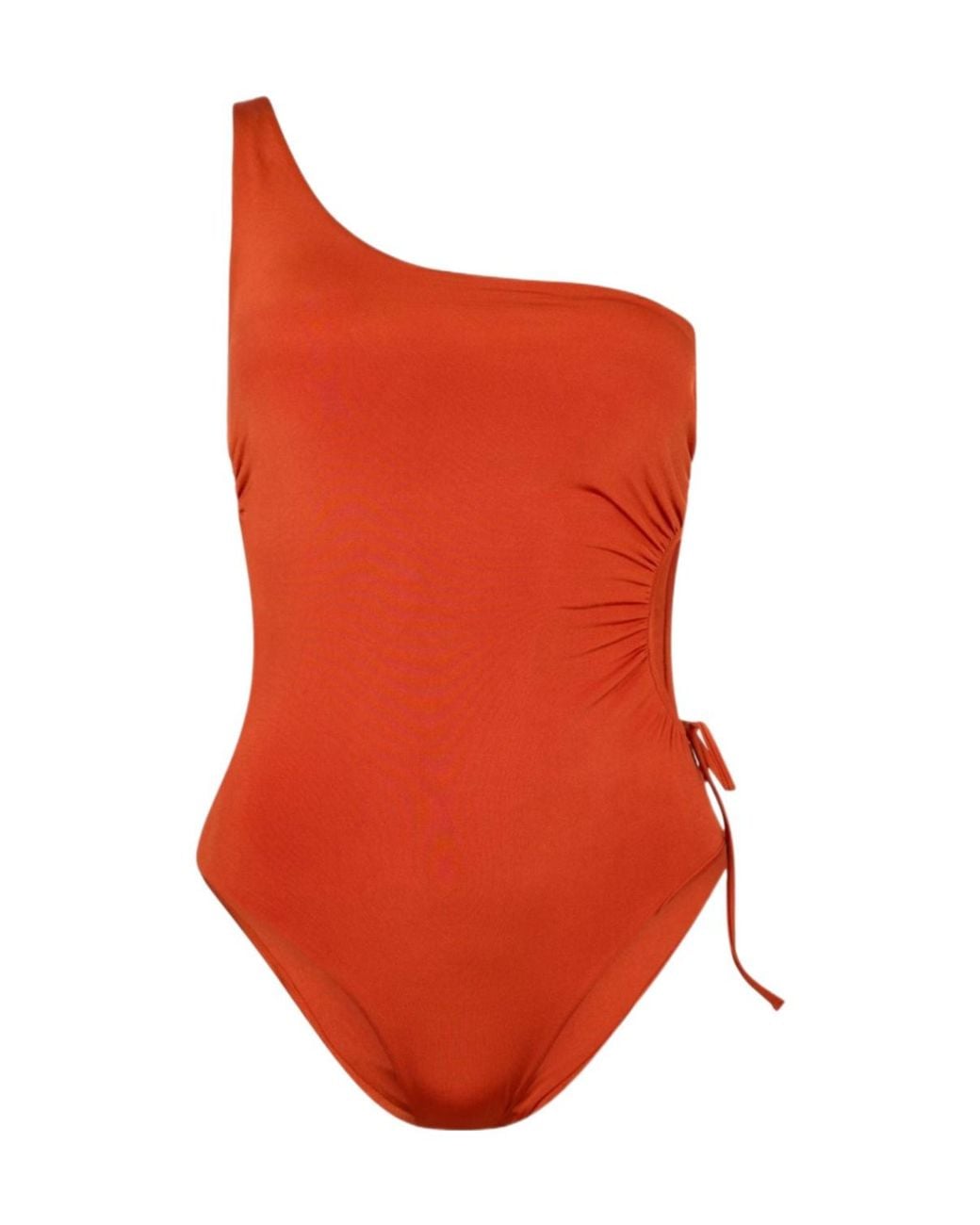 Max Mara Red Canarie Scoop Neck Swimsuit