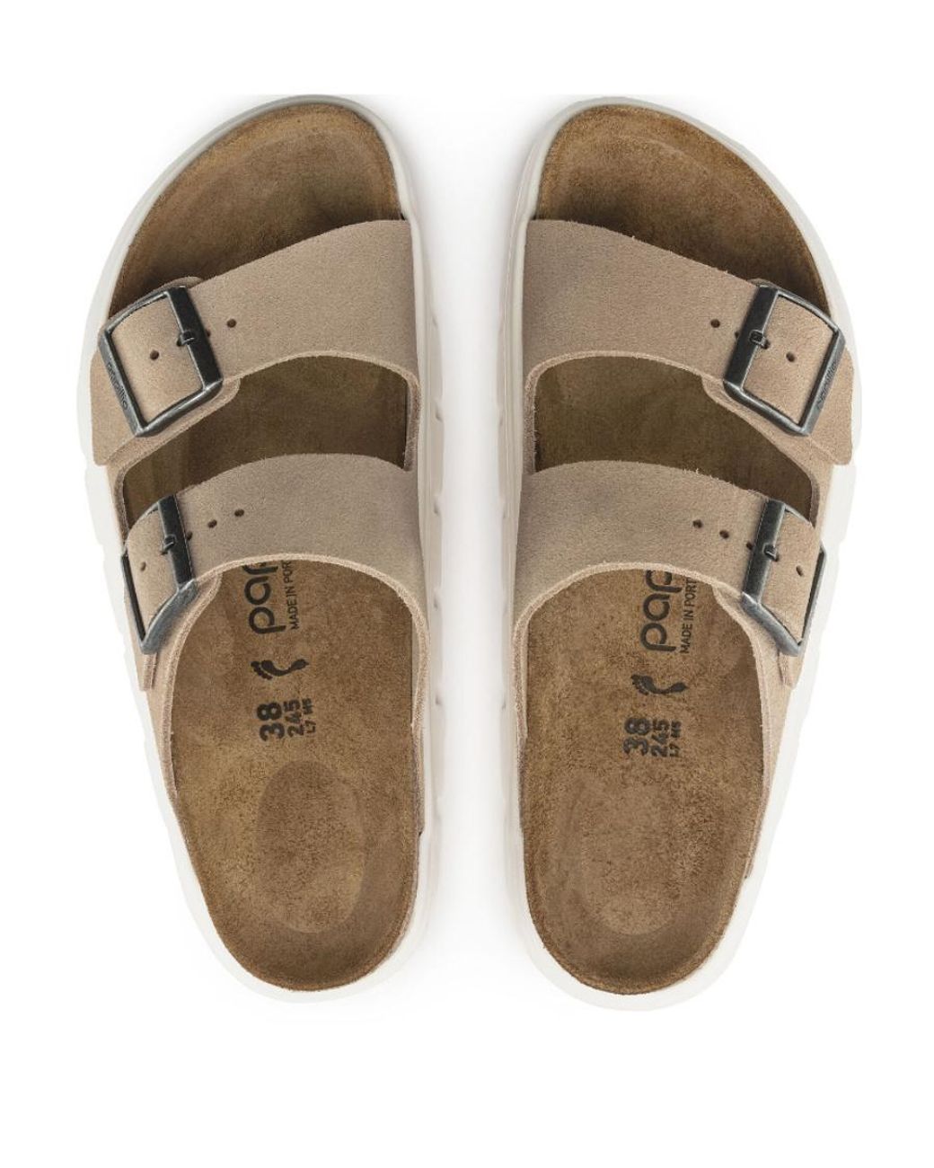 Birkenstock White Arizona Chunky Sandals