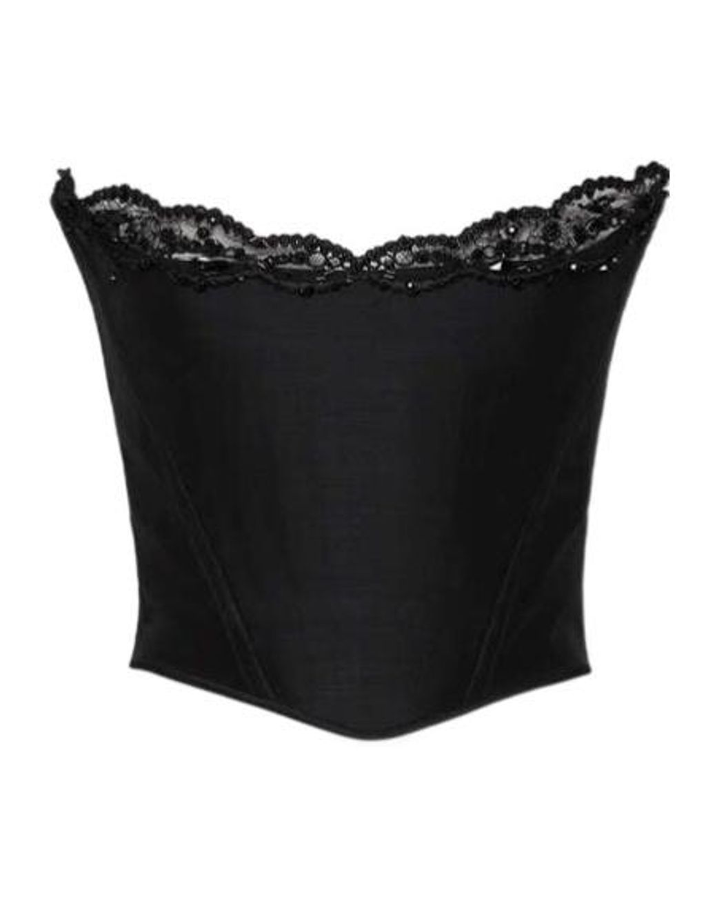 DSquared² Black Paris Corset Top