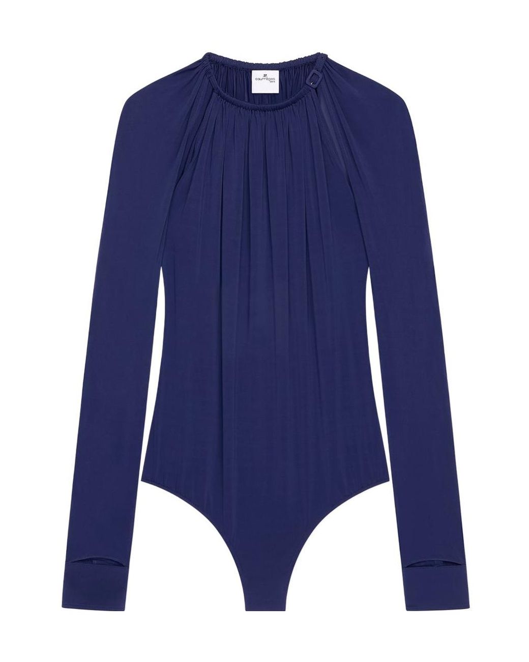 Courreges Blue Buckle-Detail Body