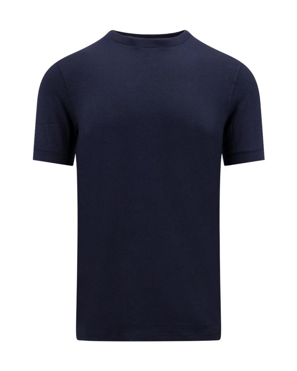 Giorgio Armani Black Item O-Neck Short-Sleeved T-Shirt for men