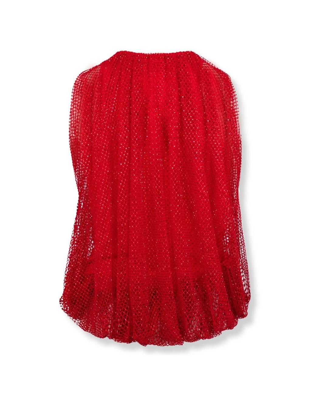 Sportmax Red Nodo Tank Top