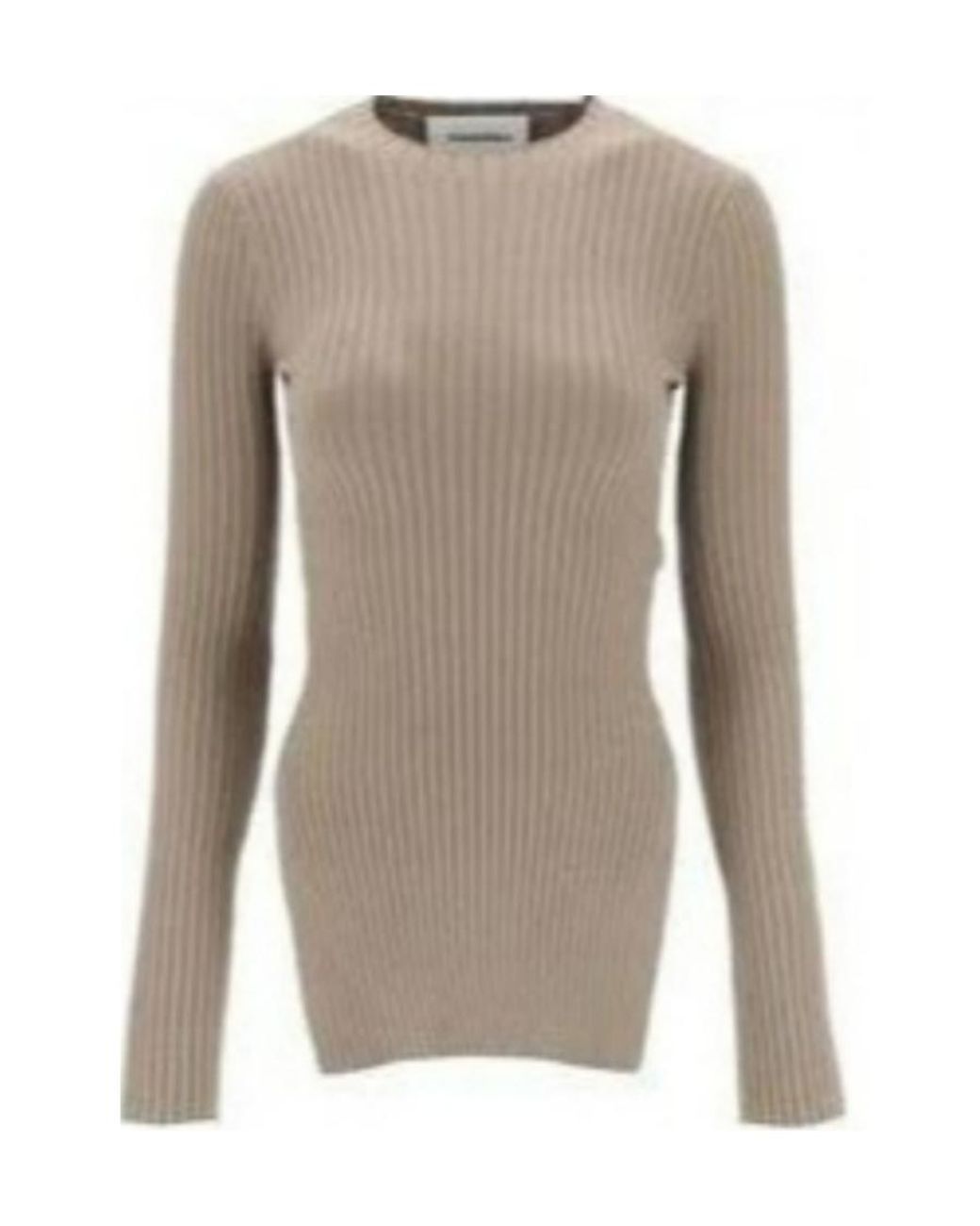 Nanushka Gray Round-Neck Sweater