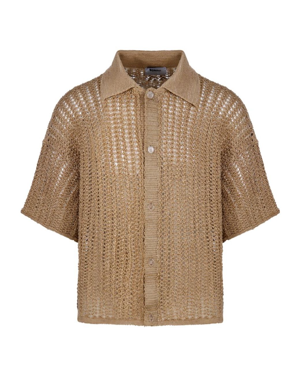 Bonsai Natural Short-Sleeved Shirt for men