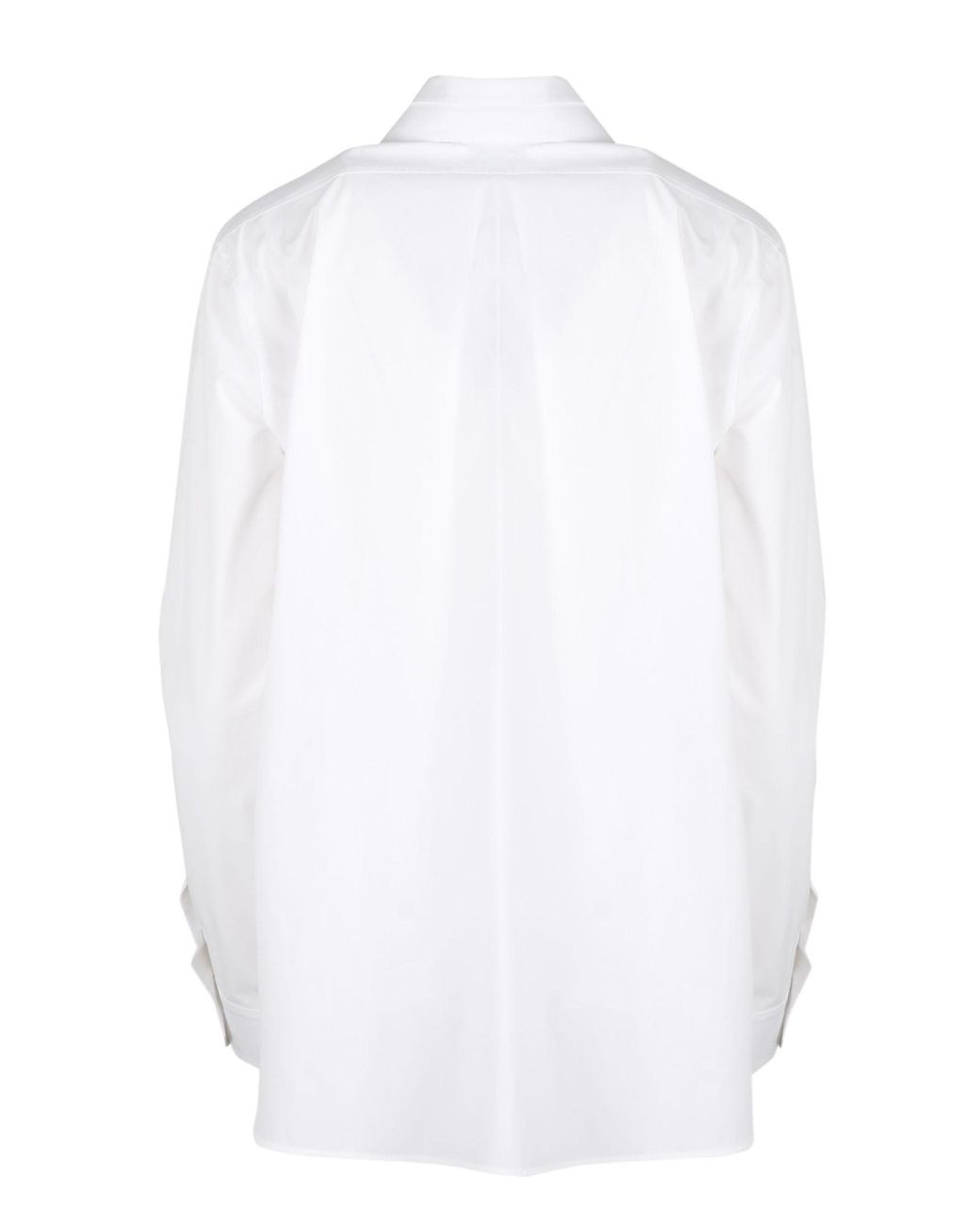 Valentino White Buttoned Long-Sleeved Shirt