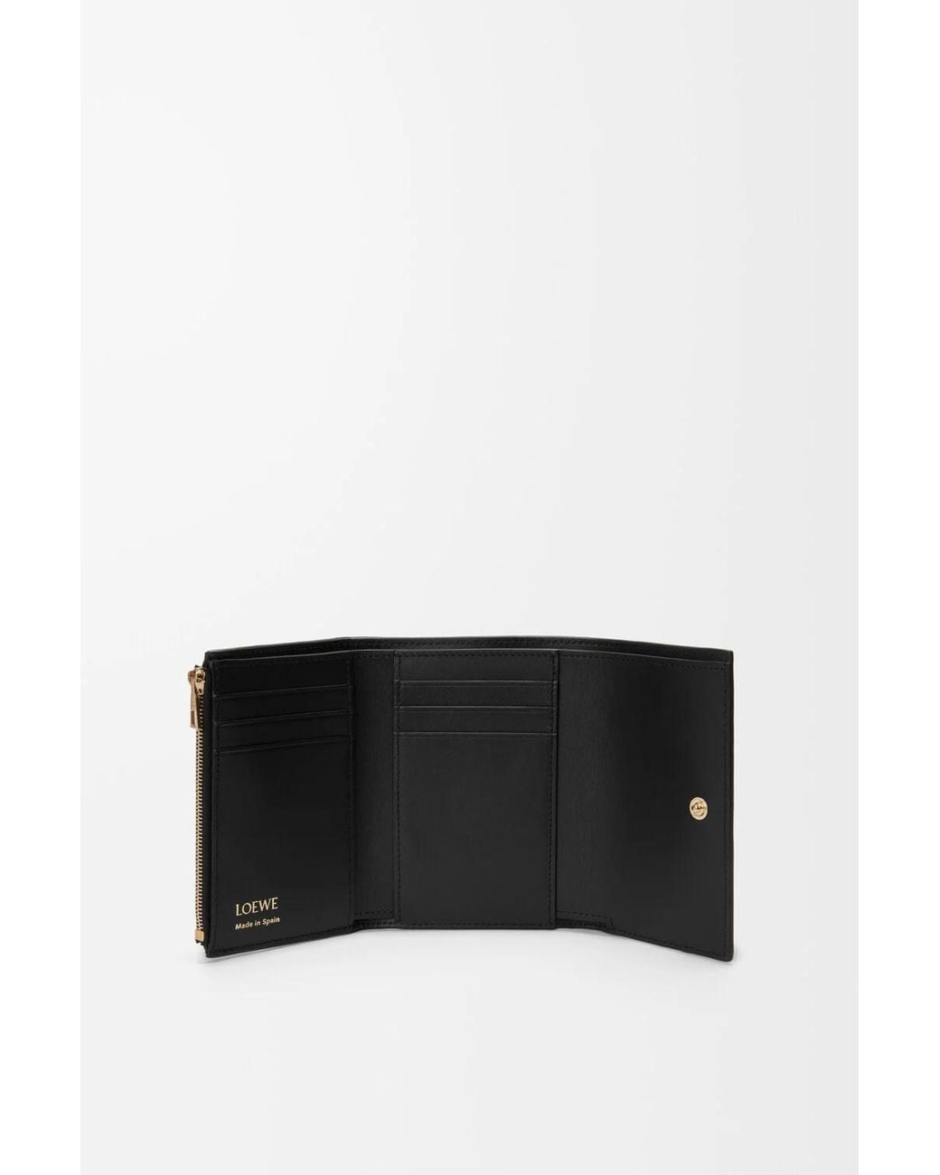 Loewe Black Logo Printed Small Vertical Wallet
