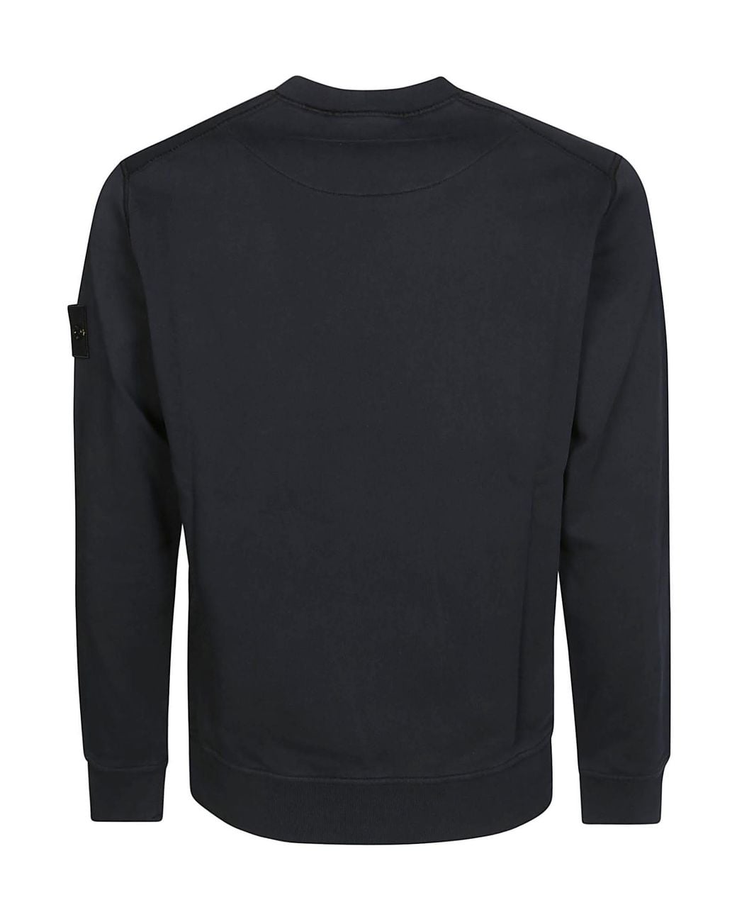 Stone Island Blue Logo Sweater for men