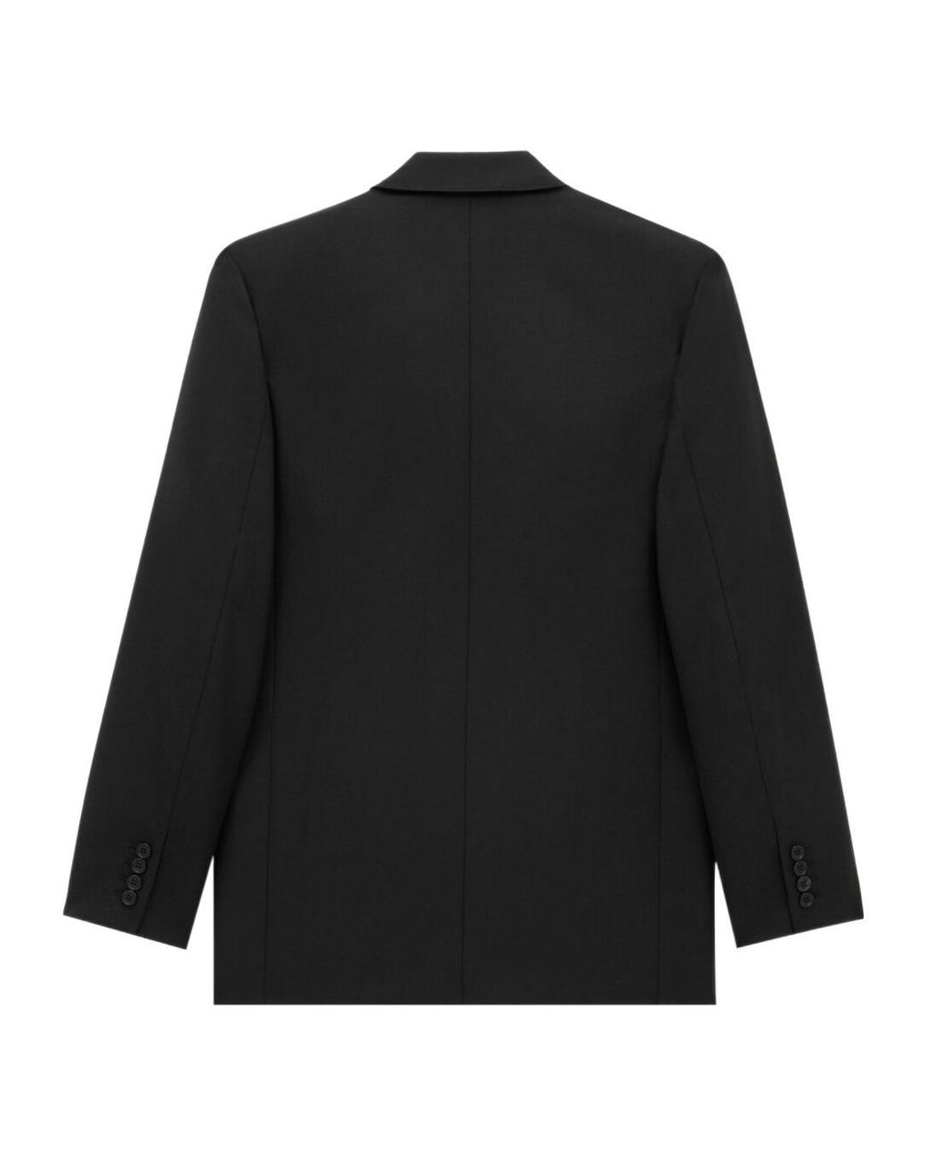 Saint Laurent Black Yves Double-Breasted Blazer for men