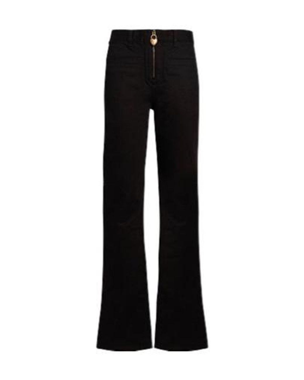 Chloé Black Straight-Leg Jeans
