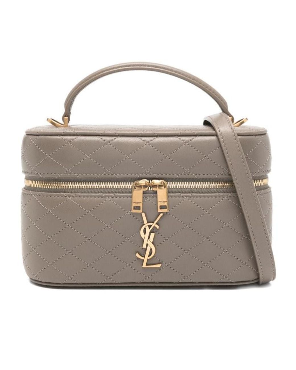 Saint Laurent Gray Gaby Vanity Bag