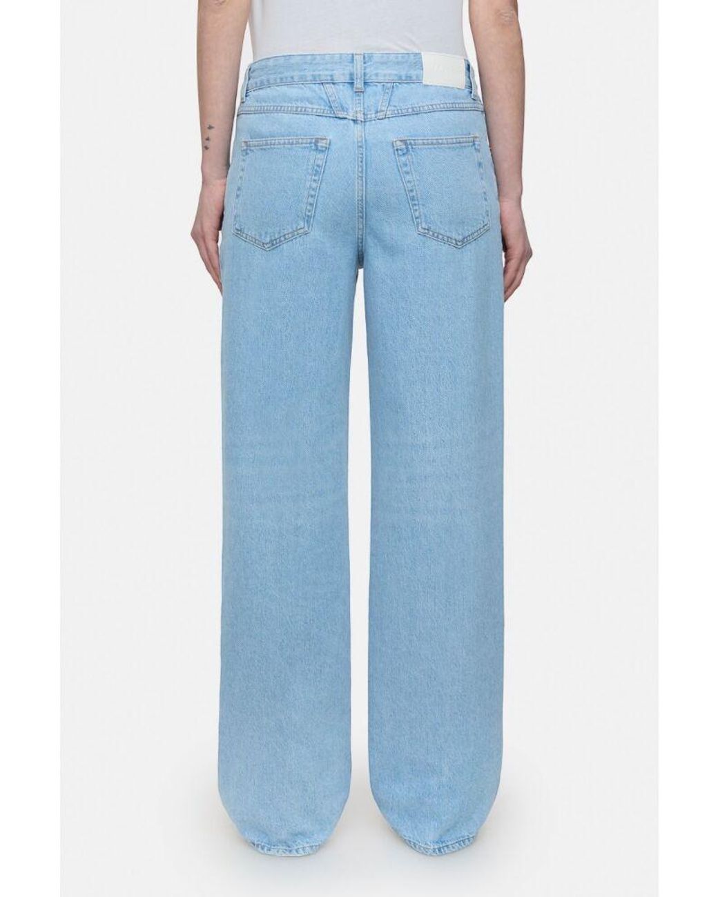 Closed Blue Wide-Leg Denim Jeans