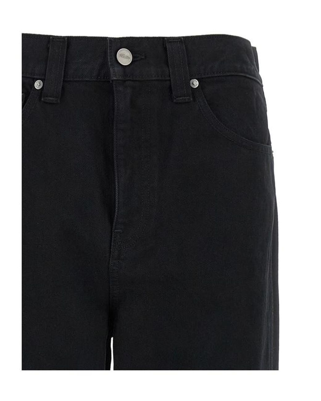 Khaite Black Bonnie Low Waisted Jeans