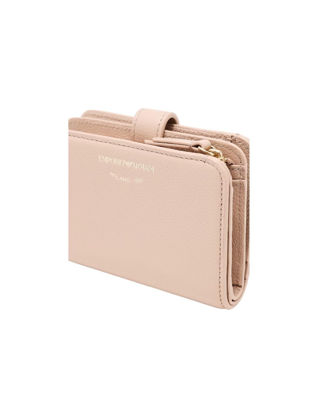 Emporio Armani Natural Compact Leather Wallet