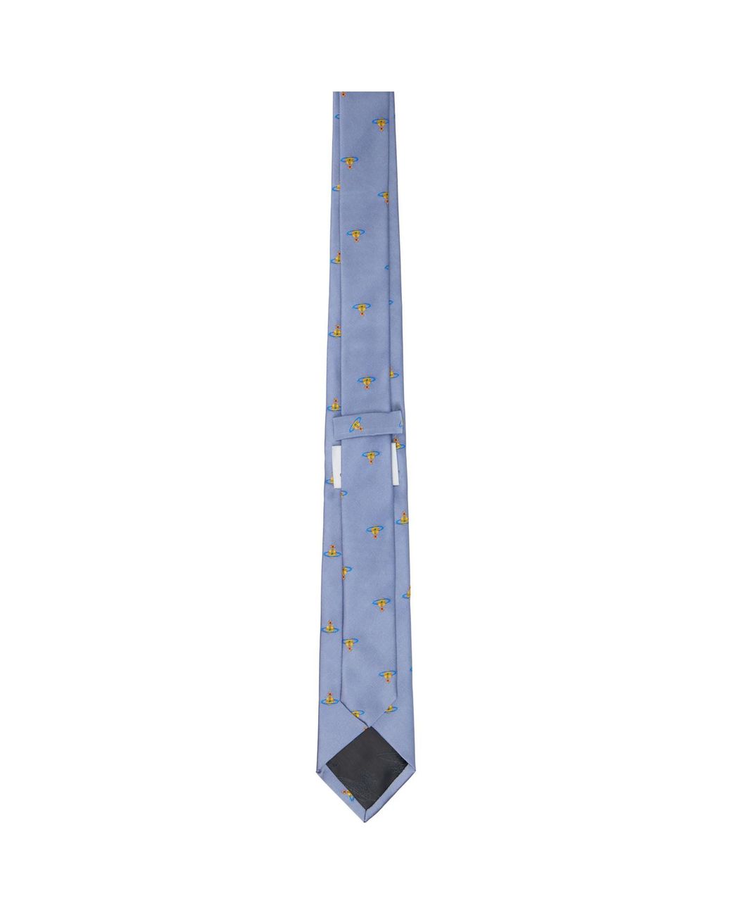 Vivienne Westwood Blue Mini Orb Tie for men