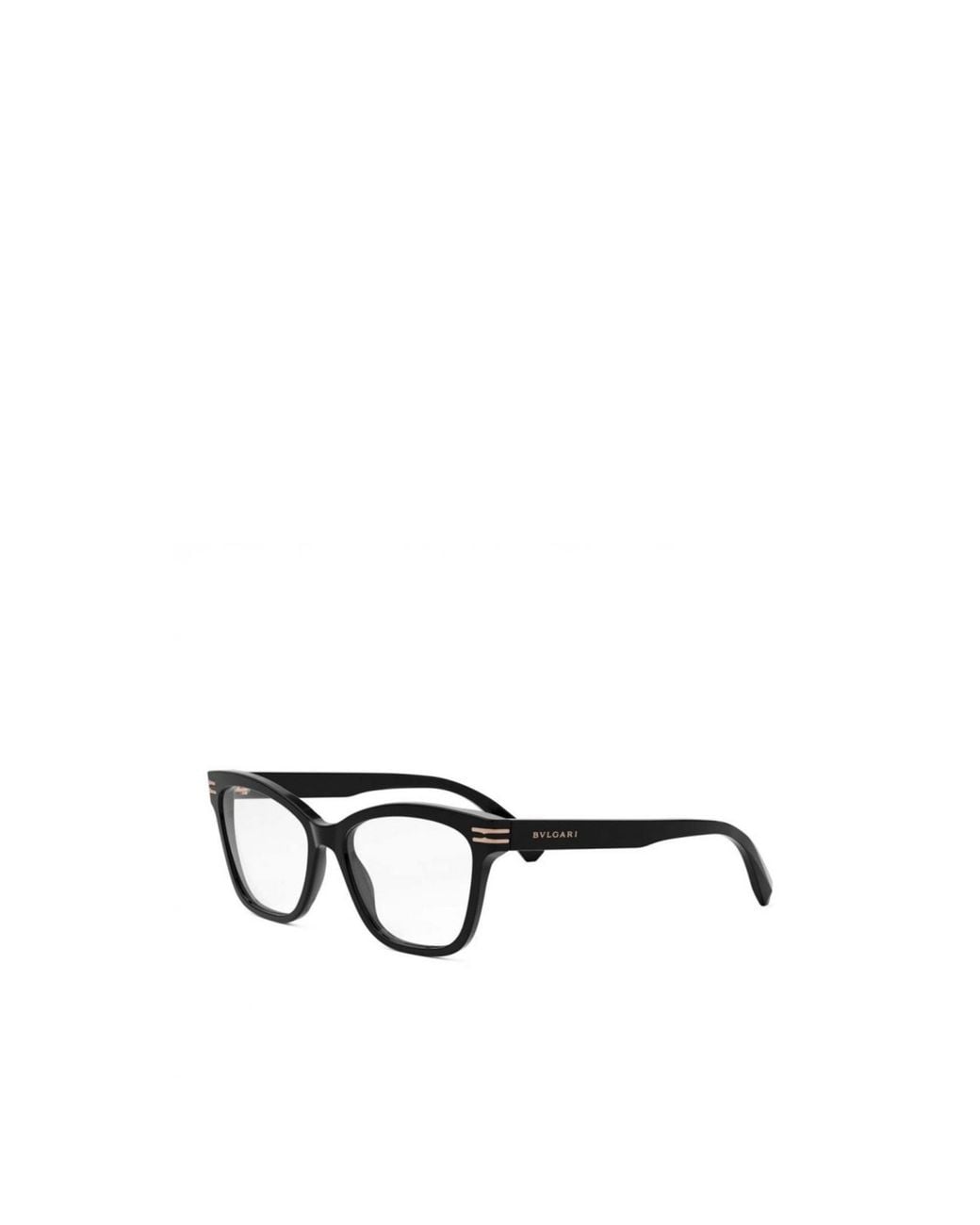 BVLGARI White Bulgari Cat-Eye Glasses