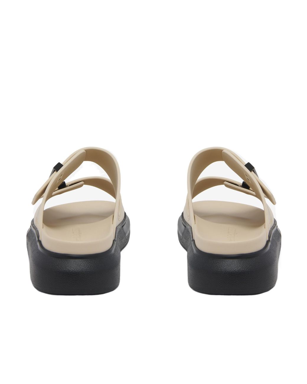 McQueen White Hybrid Slip-On Slides for men