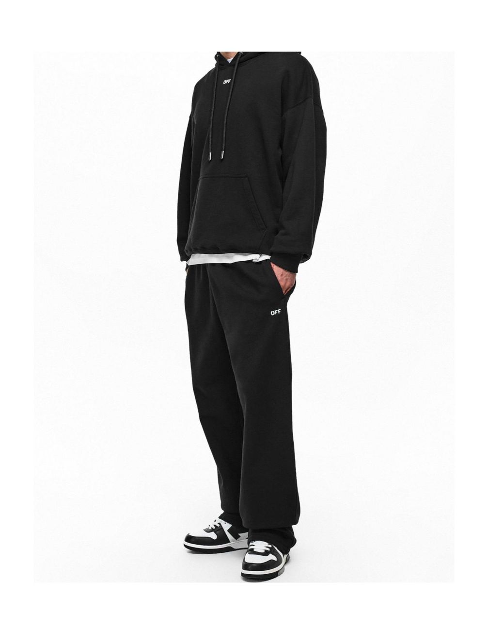 Off-White c/o Virgil Abloh Black Overhead Hoodie for men