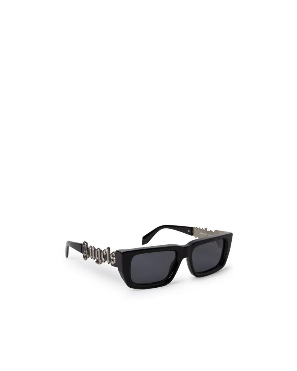 Palm Angels White Rectangular Sunglasses for men