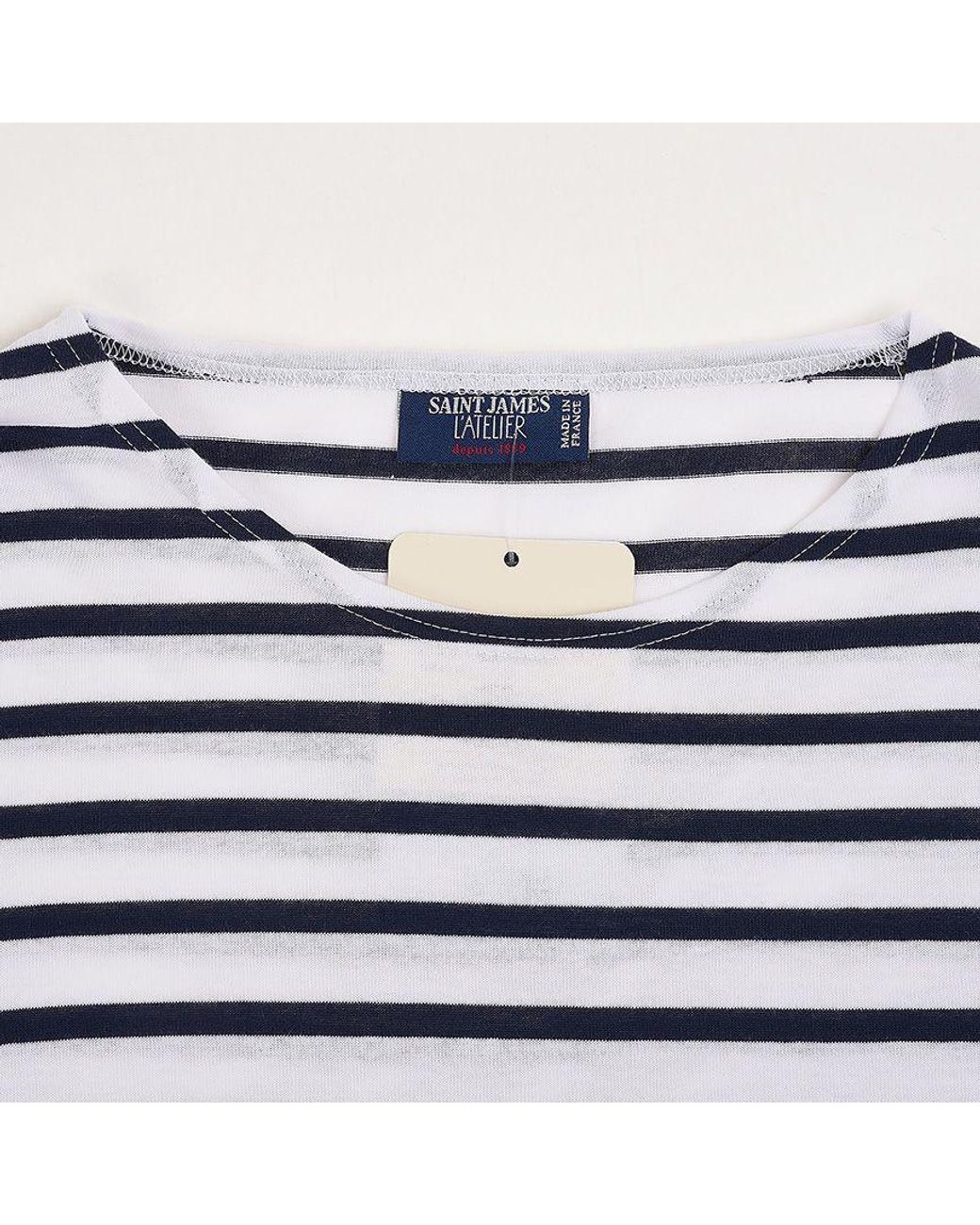 Saint James Blue Long-Sleeve T-Shirt