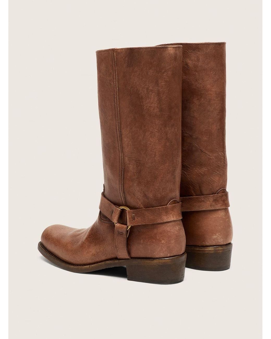 Golden Goose Deluxe Brand Brown High Biker Boots