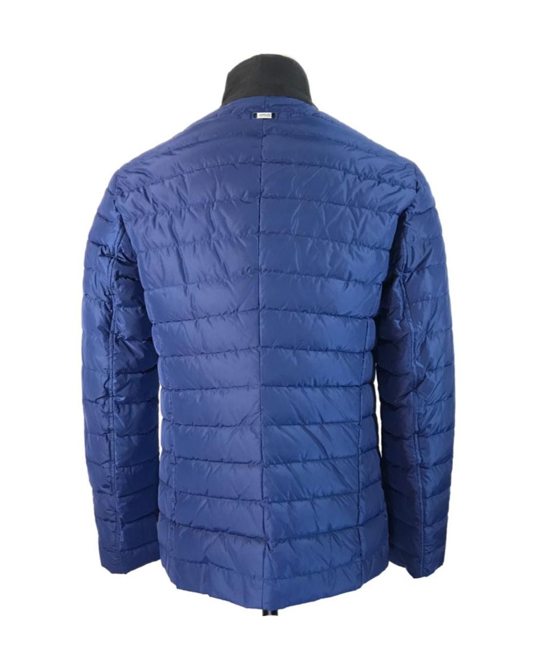 Armani Collezioni Blue Logo Down Jacket for men