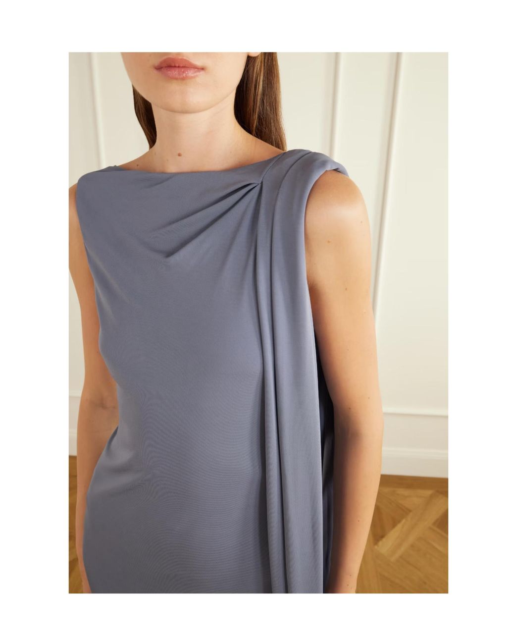 Kallmeyer Blue Roma Matte-Jersey Gown
