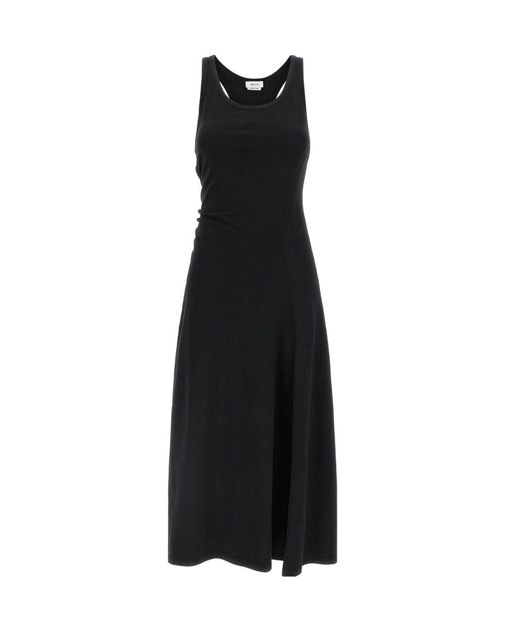 McQueen Black Corset Knitted Dress