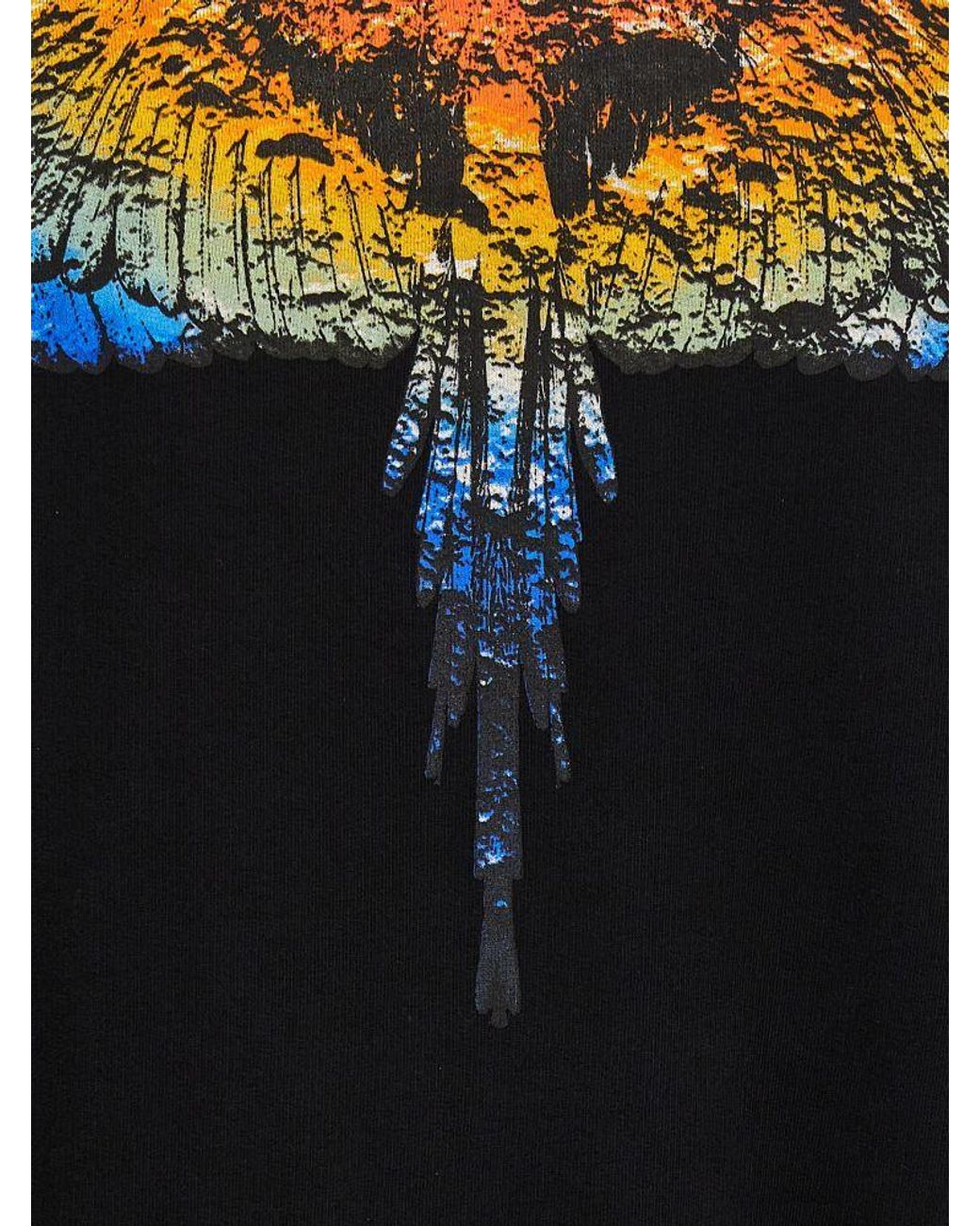 Marcelo Burlon Blue County Of Milan Icon Wings Drawstring Hoodie for men
