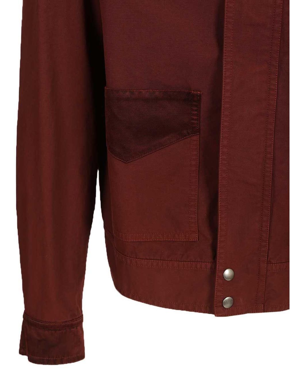 Dries Van Noten Red Veperny Panelled Jacket for men
