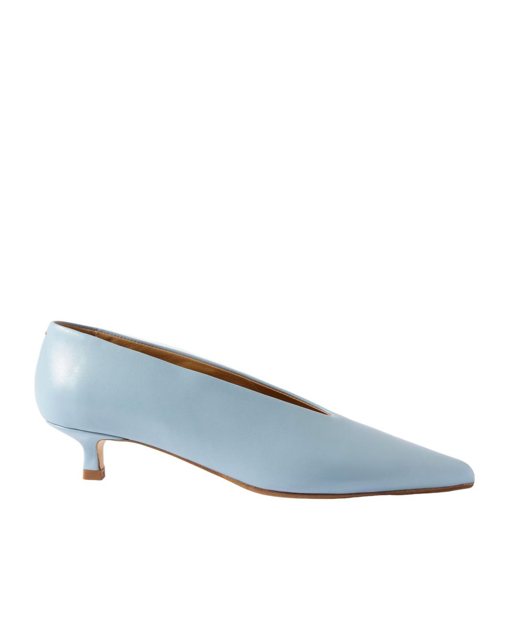 Aeyde Blue Leather Pumps