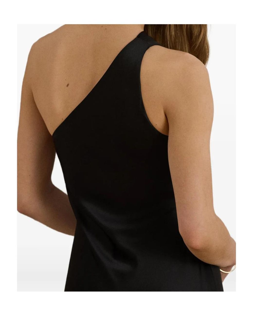 Ralph Lauren Black One-Shoulder Maxi Dress