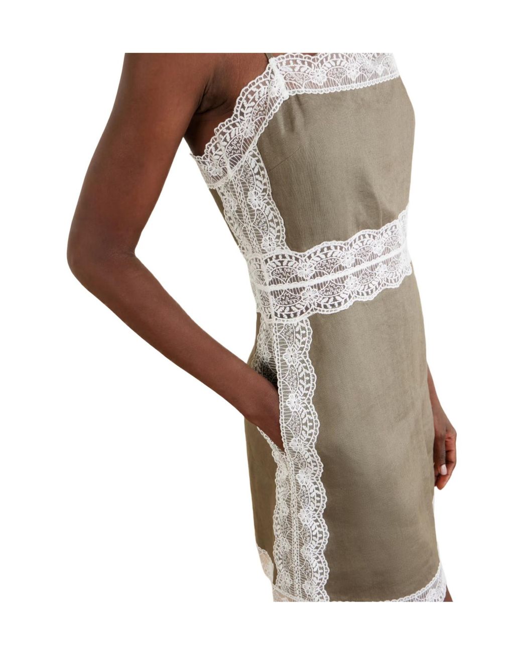Staud Gray Cami Mini Dress