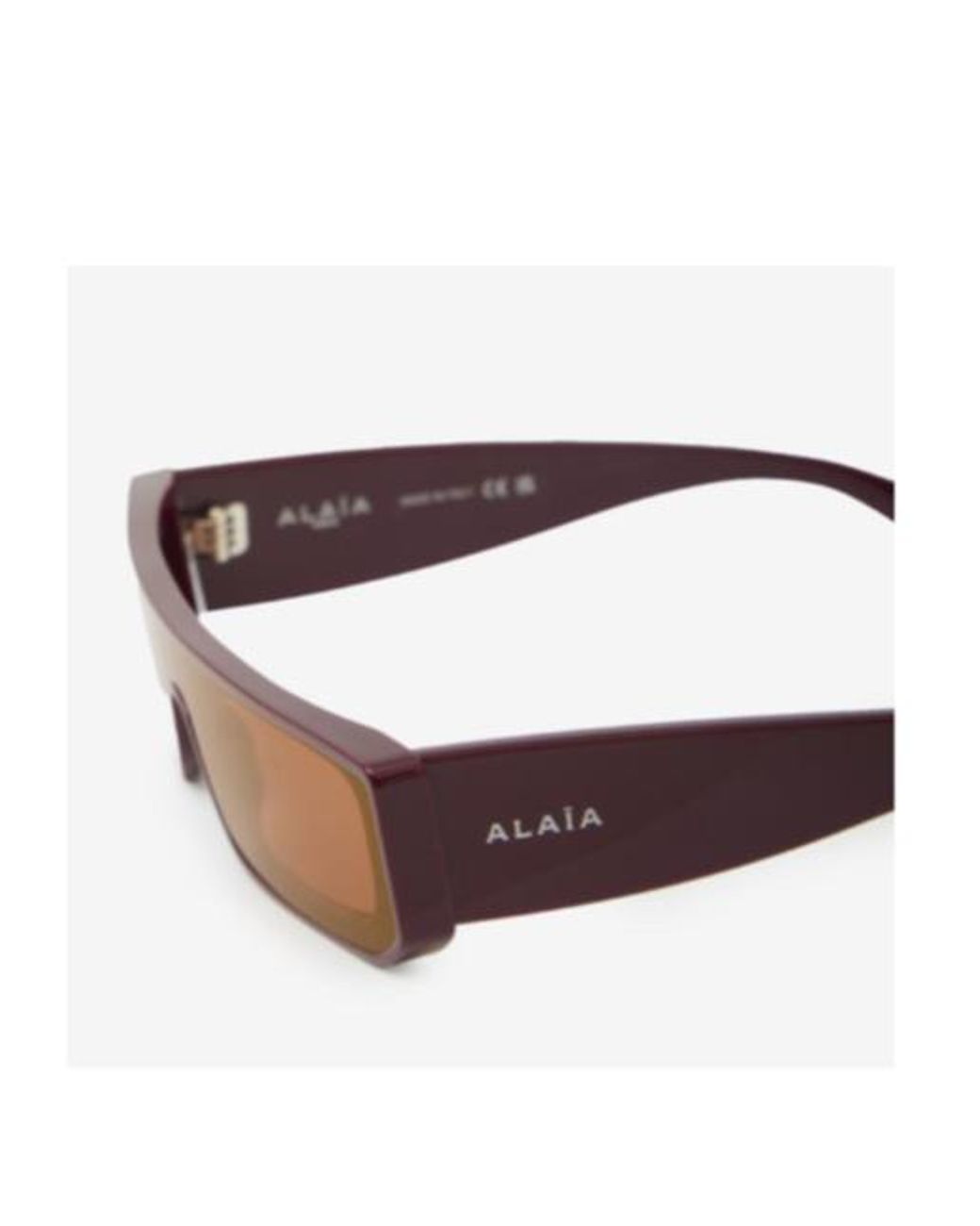 Alaïa White Alaïa Rectangular Frame Sunglasses for men