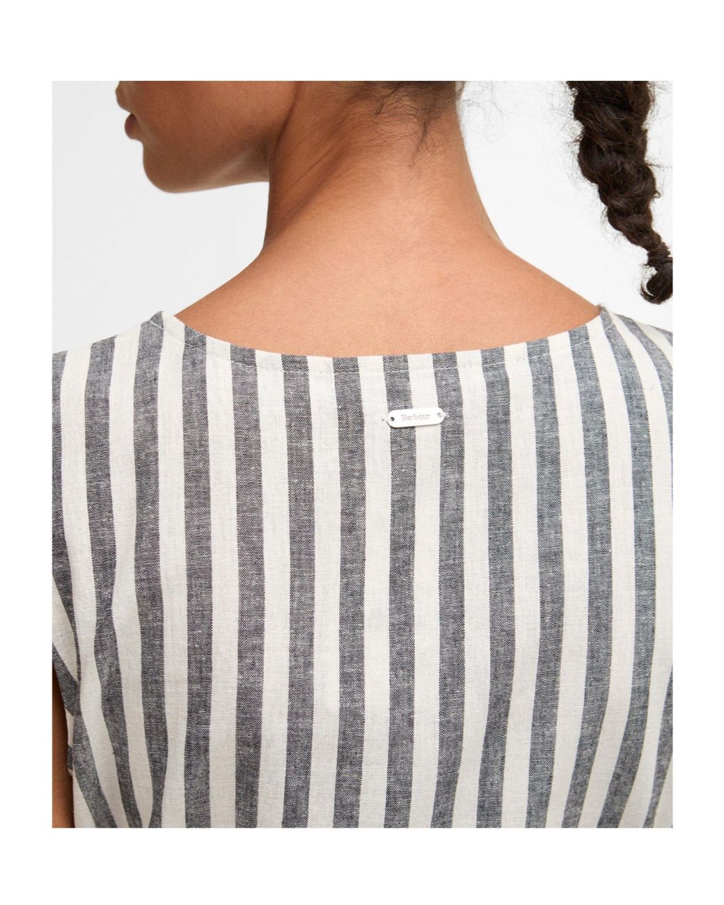 Barbour Gray Midi Dress