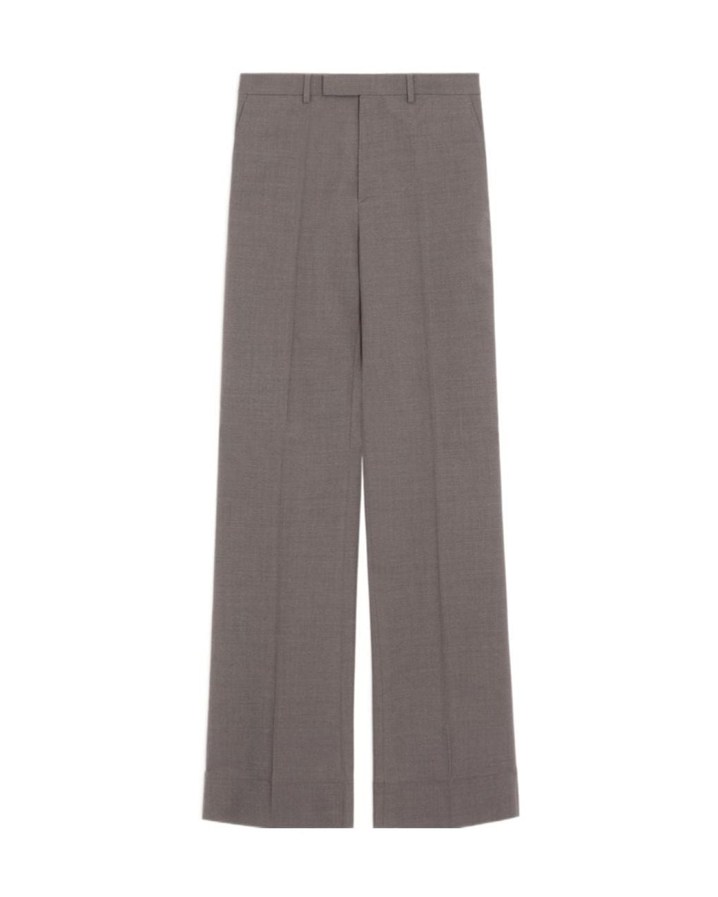 Valentino Gray Casual Trousers With Belt Loops for men