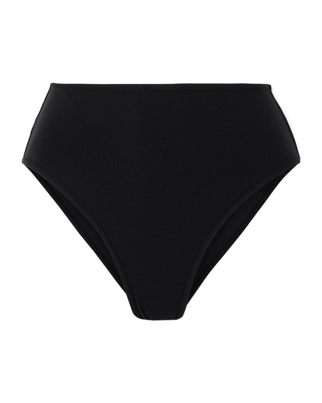 Totême Black Mid-Rise Bikini Bottoms