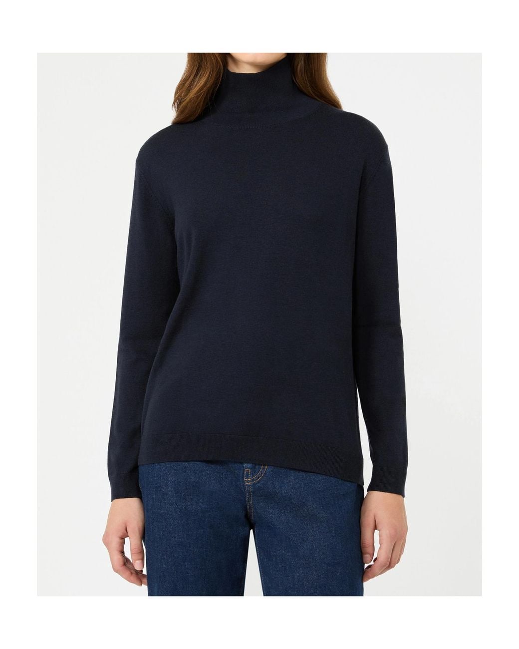 Weekend by Maxmara Blue Wkdkiku Turtleneck Knitted Sweater