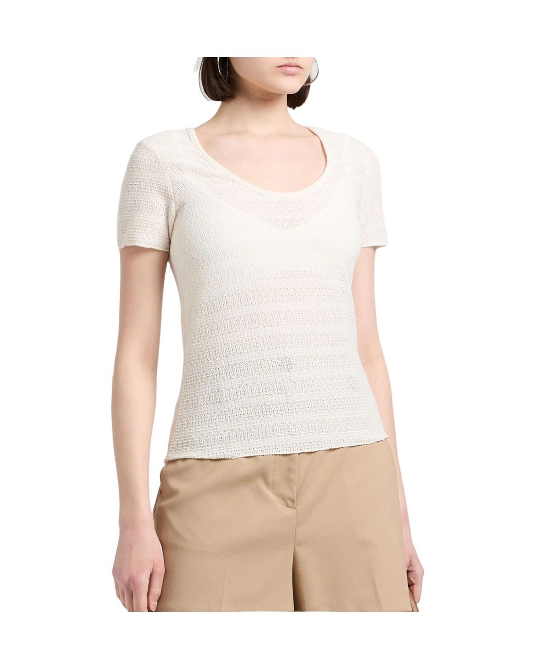 Rag & Bone White Simple Solid-Color T-Shirt