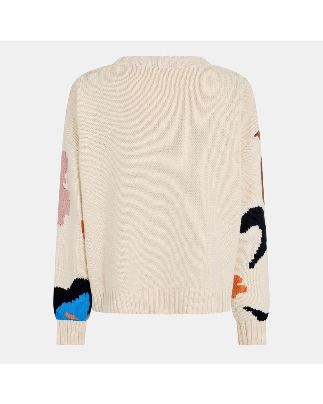 Weekend by Maxmara Blue Mock-Neck Knit Sweater